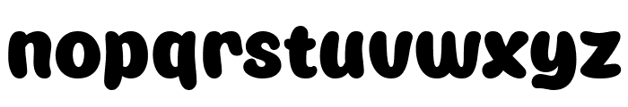 Bubbly Mango Font LOWERCASE