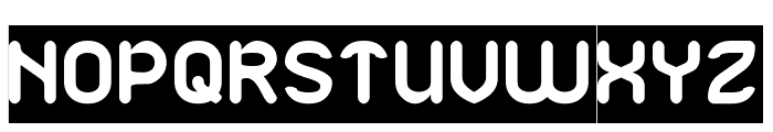 Bubbly Water-Inverse Font UPPERCASE