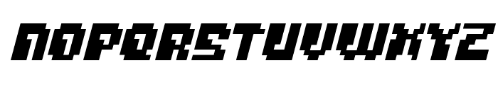 BubblyBit-Italic Font UPPERCASE