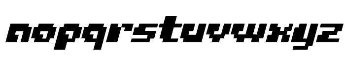 BubblyBit-Italic Font LOWERCASE
