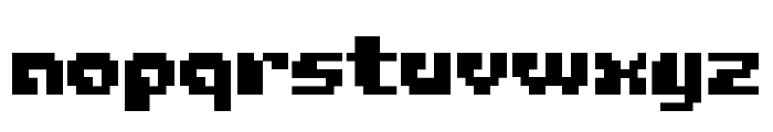 BubblyBitRegular Font LOWERCASE