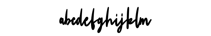 Bubllys Font LOWERCASE