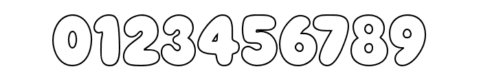 Buby Bambam Outline Font OTHER CHARS