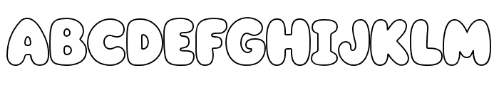 Buby Bambam Outline FONT