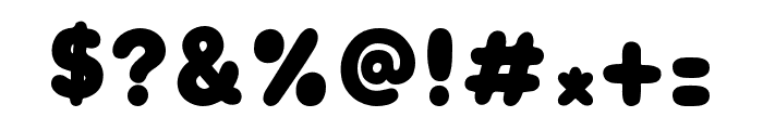 Buby Bambam Regular Font OTHER CHARS