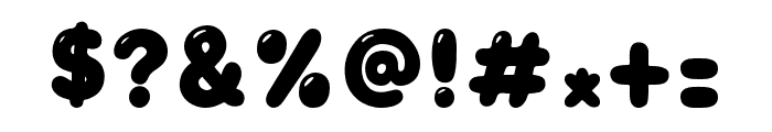 Buby Bambam Shine Font OTHER CHARS
