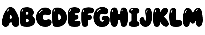 Buby Bambam Shine Font UPPERCASE