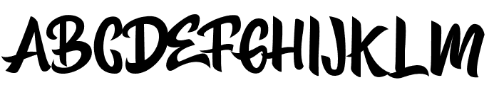 Buchin-Regular Font UPPERCASE