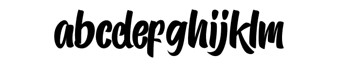Buchin-Regular Font LOWERCASE