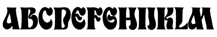 Buckary-Regular Font UPPERCASE