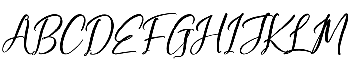 Bucket  Honey Italic Font UPPERCASE