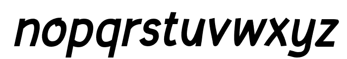 BuddyPlay-Italic Font LOWERCASE
