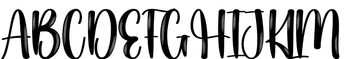 Budgetary Font UPPERCASE