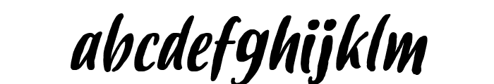 Budidaya Italic Font LOWERCASE