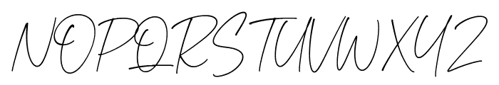 Buenos Signature Font UPPERCASE