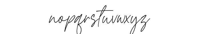 Buenos Signature Font LOWERCASE