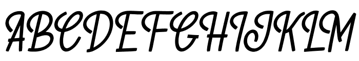 Buetyc Italic Font UPPERCASE