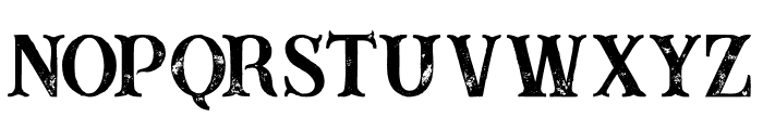 Buffalo Grunge Font UPPERCASE