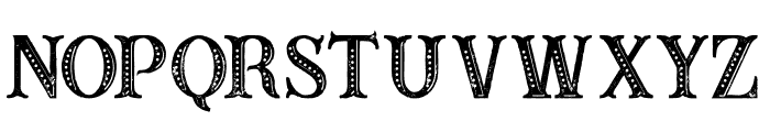 Buffalo Inline Grunge Font UPPERCASE