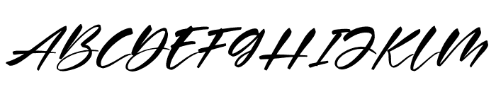 Buffalo Italic Font UPPERCASE