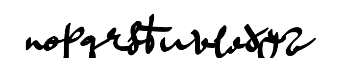 BuffaloHerder Calligraphy Font LOWERCASE