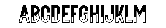 Buffalord Gradient Font UPPERCASE