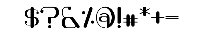 Bufferly Serif Font OTHER CHARS