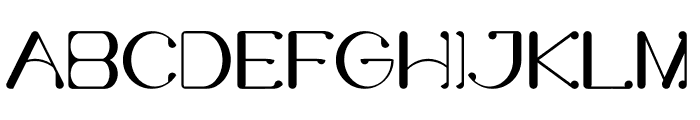 Bufferly Serif Font UPPERCASE