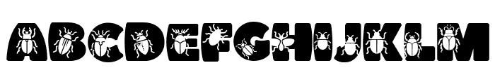 Bug Font UPPERCASE