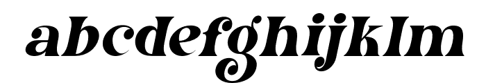 Bugilo-Italic Font LOWERCASE