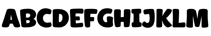 Buhega Chocoo Font UPPERCASE