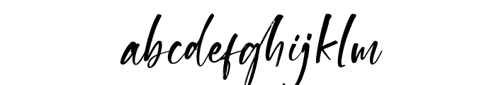 Build High Italic Font LOWERCASE