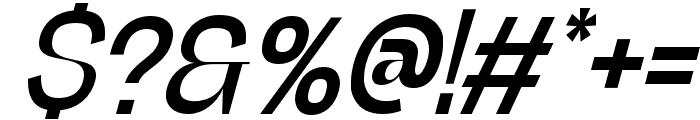 Building Virtually Regular Italic Font OTHER CHARS