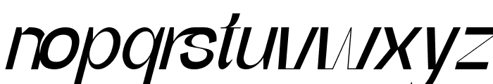 Building Virtually Regular Italic Font LOWERCASE