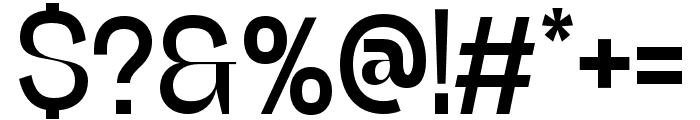 Building Virtually Regular Font OTHER CHARS