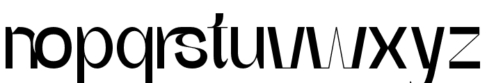 Building Virtually Regular Font LOWERCASE