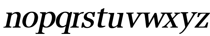 Buitenzorg Bold Italic Font LOWERCASE