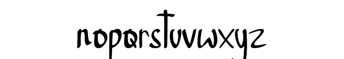 Bukiseyoka Font LOWERCASE