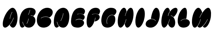 Bulbis-Filled Font LOWERCASE