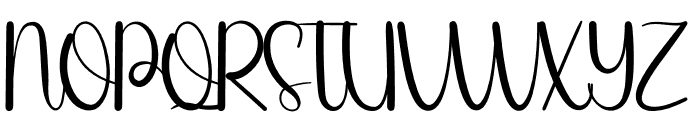 Bulbous Font UPPERCASE