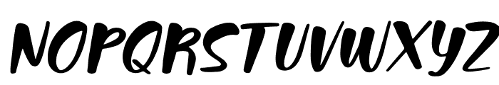 Buldafest Nostern Italic Font UPPERCASE