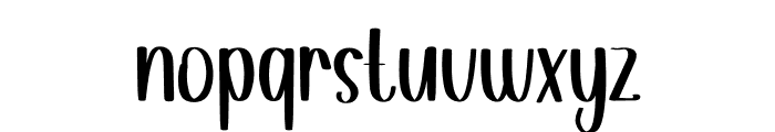 Bulding Font LOWERCASE