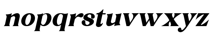 Bulgari Club Italic Font LOWERCASE
