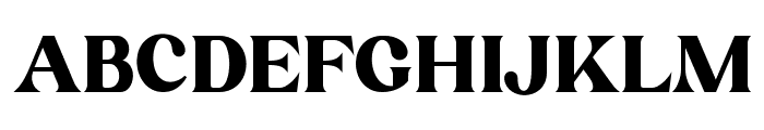 Bulgari Club Regular Font UPPERCASE