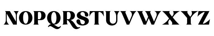 Bulgari Club Regular Font UPPERCASE