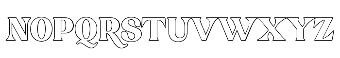 BulgariClub-Outline Font UPPERCASE