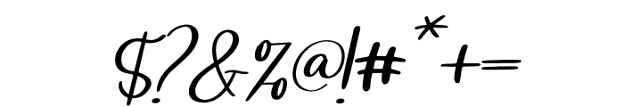 Bulgaria Emilton Italic Font OTHER CHARS