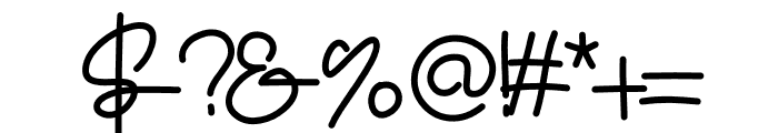 Bulgary Signature Font OTHER CHARS
