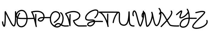 Bulgary Signature Font UPPERCASE
