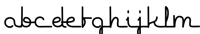 Bulgary Signature Font LOWERCASE